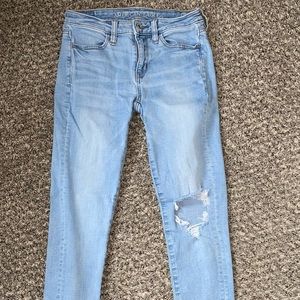 Raw Hem American Eagle jeans size 2